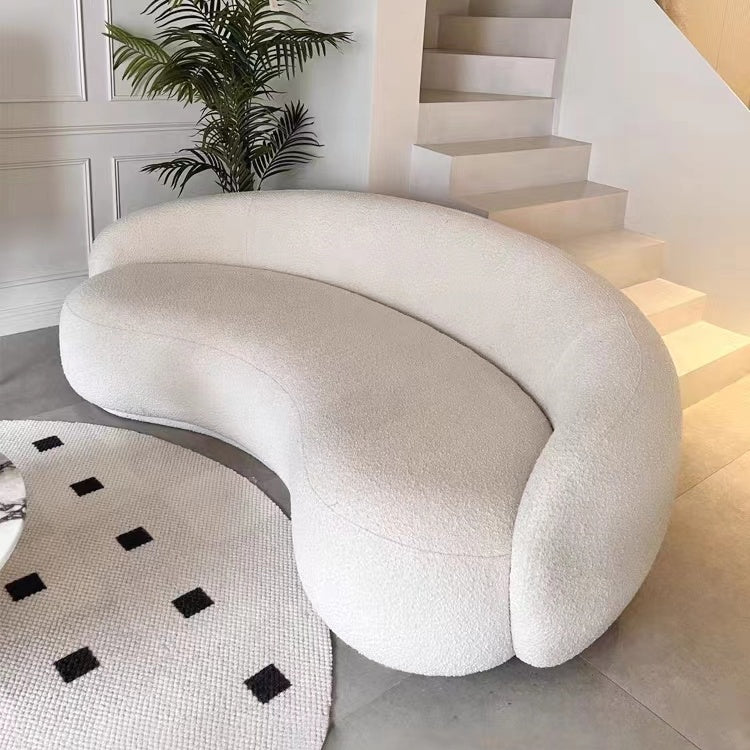 NOVA Modern Lambswool 2‑Seater Modular Sofa with Chaise