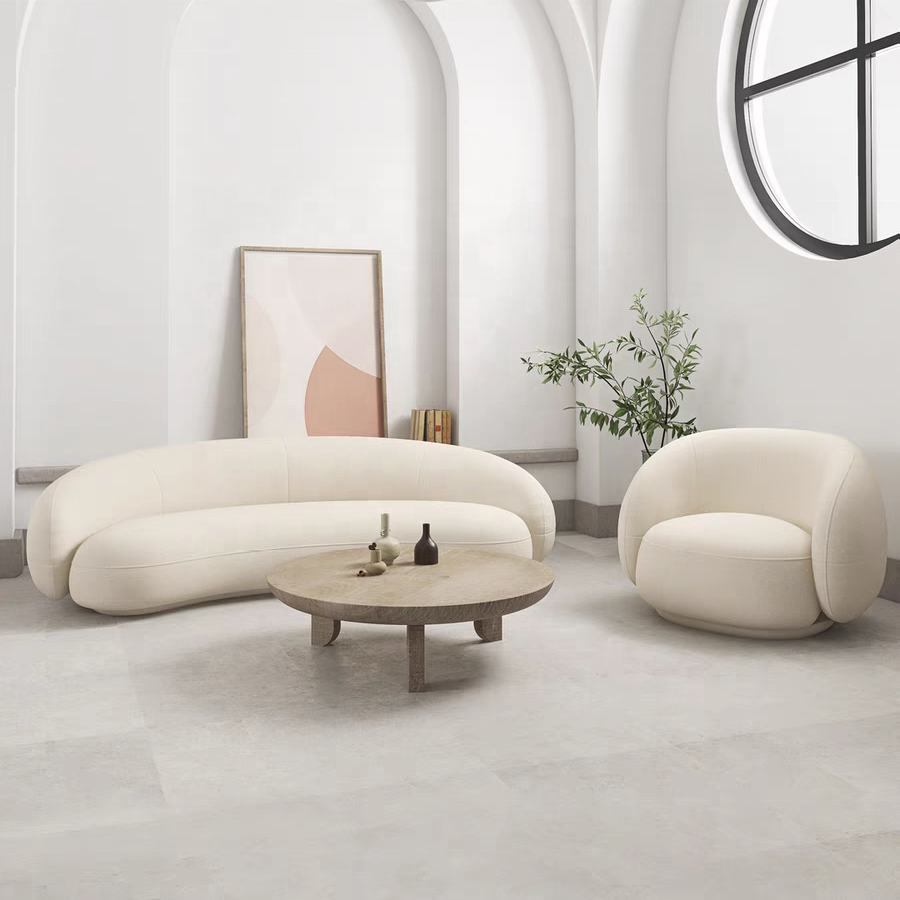 NOVA Modern Lambswool 2‑Seater Modular Sofa with Chaise