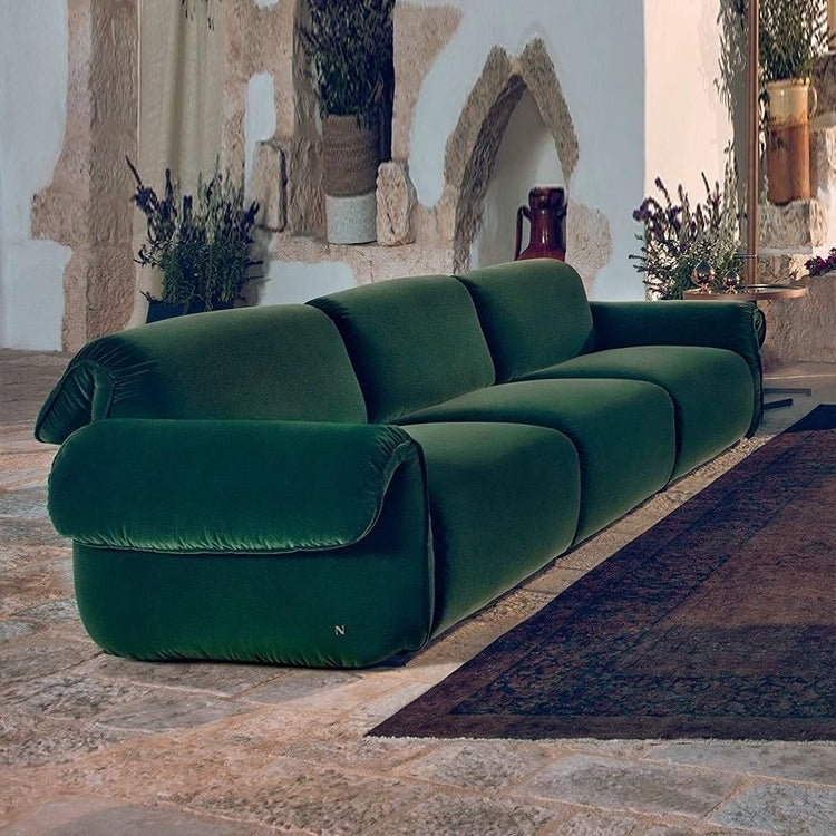 Minimalist Italian Fabric Sofa – 3 Seater
