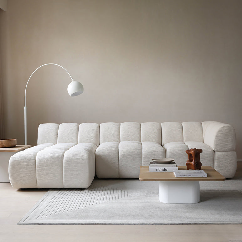 Nordic L-Shaped Modular Sofa – 3 Seater