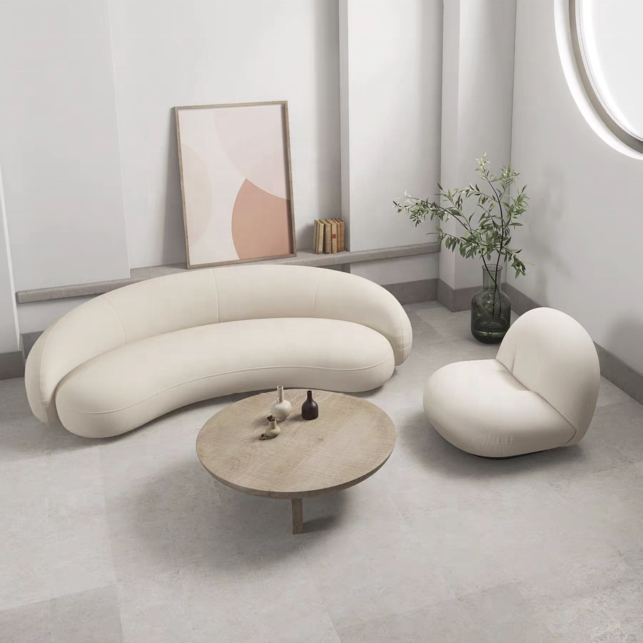 NOVA Modern Lambswool 2‑Seater Modular Sofa with Chaise