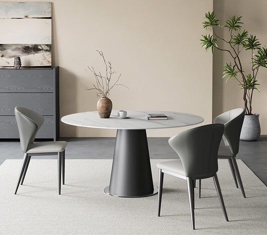 Modern Luxury Round Dining Table Set – 4–6 Seater