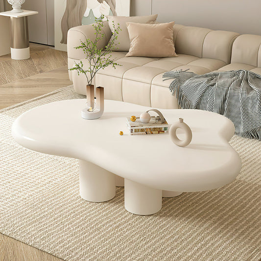47" Nordic Curved Coffee Table – Unique Design