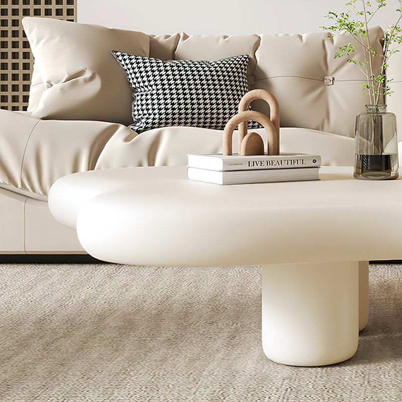 47" Nordic Curved Coffee Table – Unique Design