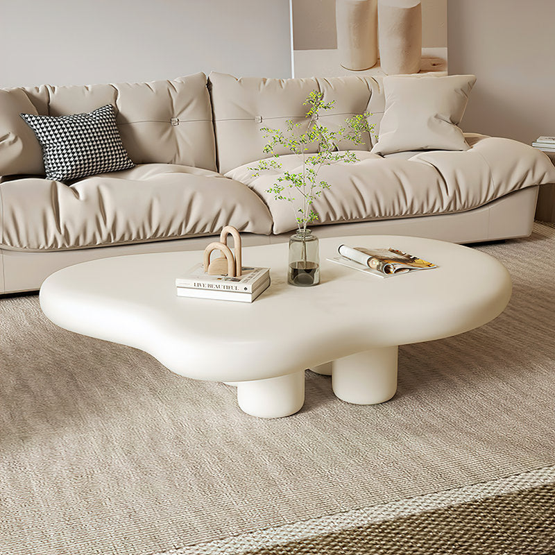 47" Nordic Curved Coffee Table – Unique Design